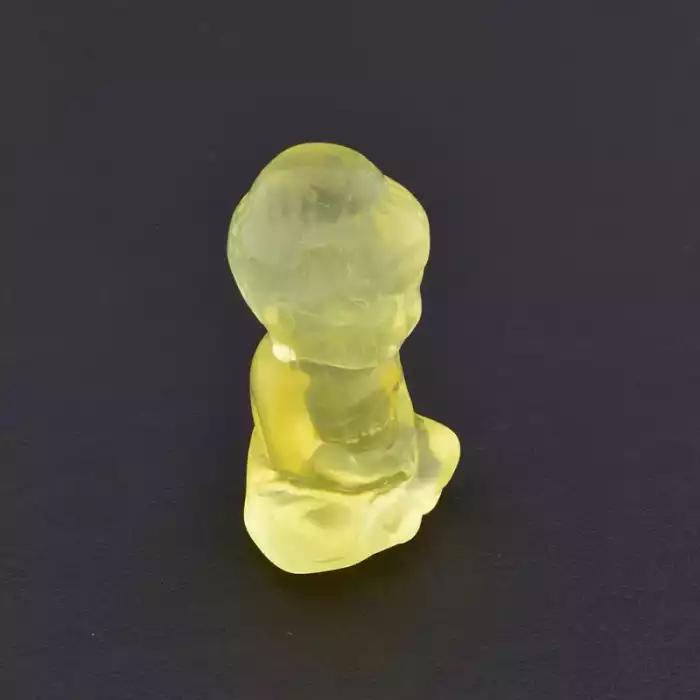 🏷️️ Мінерал флюорит Будда (40х20 мм, жовтий) ss_105232