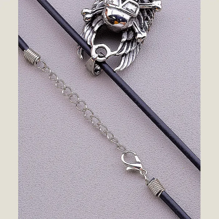 🏷️️ Підвіска череп медична сталь 316L 44 см ss_70517