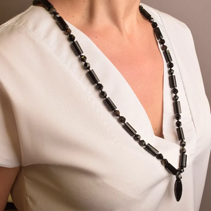 🏷️️ Намисто Агат 80 см. ss_91059