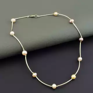 Намисто комбіноване Перли 45 см