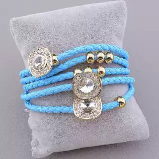 Браслет з магнітною застібкою Сrystal 17 см