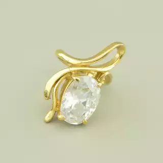 Каблучка Vogue Фіаніт (позолота лимонна 18к)