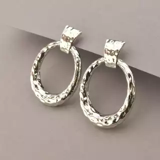 Сережки пусети FJ 40х28 мм