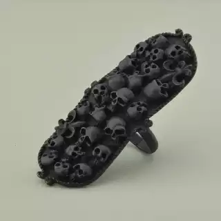 Перстень череп Сrystal 55x20мм.