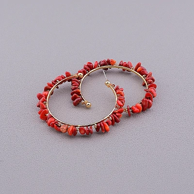 Сережки Stainless Steel Корал