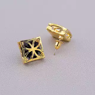 Сережки пусети Fashion емаль