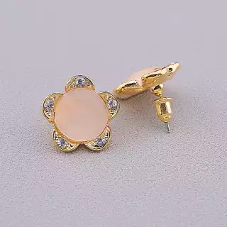 Сережки пусети Fashion Котяче око