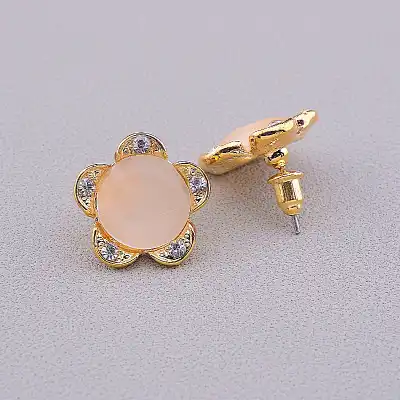 🏷️️ Сережки пусети Fashion Котяче око F-51308