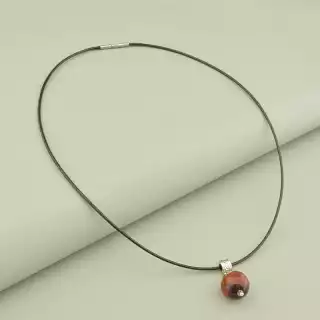 Підвіска Агат 45 см (шпрингельный замок)