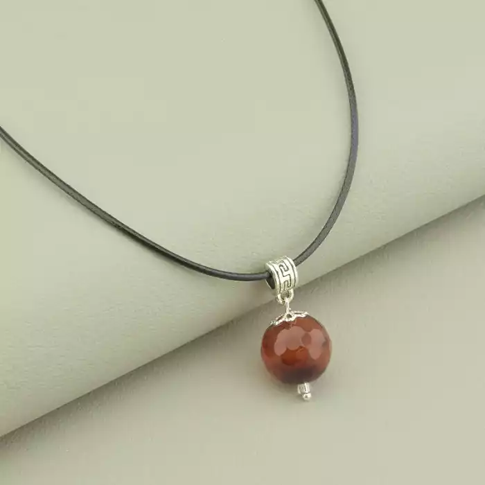 🏷️️ Підвіска Агат 45 см (шпрингельный замок) ss_101826