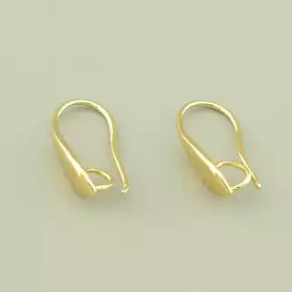 Швензи Пара 17х5мм.(позолота 18к (лимонна))