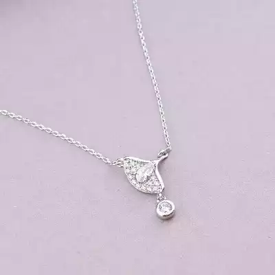 🏷️️ Підвіска Xuping Фіаніт 45 см (родій) F-87971