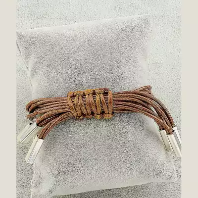 🏷️️ Браслет шамбала кожзам 17 см шкірозамінник F-18512