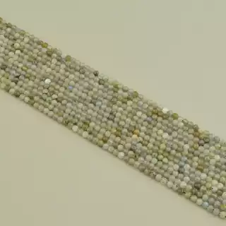 Намистини Лабрадор 39 см. 3,4мм. на нитці (натуральне каміння, без застібки)
