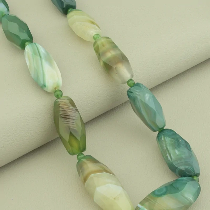 🏷️️ Намисто Агат 47 см. ss_104314