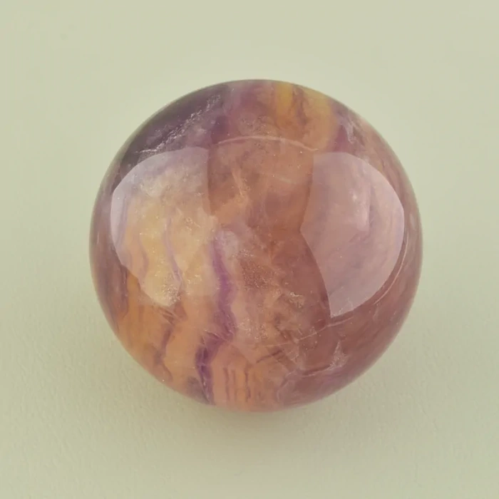 🏷️️ Куля флюорит (55х55 мм, фіолетовий, жовтий, одиничний екземпляр) ss_105233