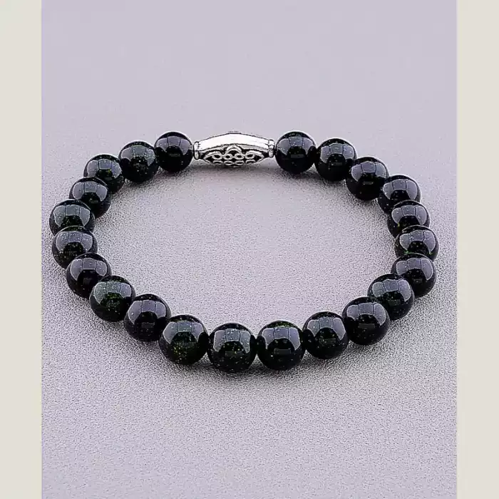 🏷️️ Браслет резинка Каїрська ніч 17 см ss_80875