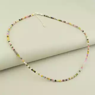 Підвіска Турмалін срібло (925) 48 см