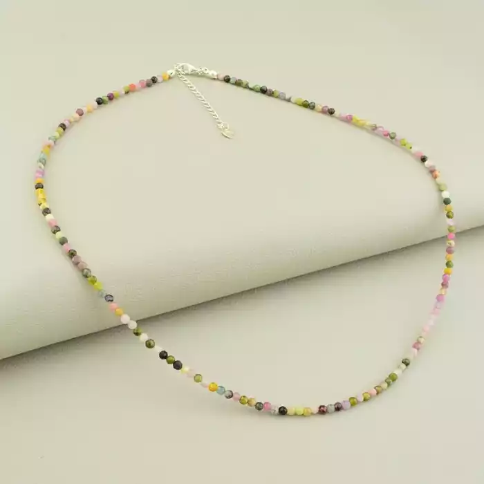 🏷️️ Підвіска Турмалін срібло (925) 48 см ss_105642