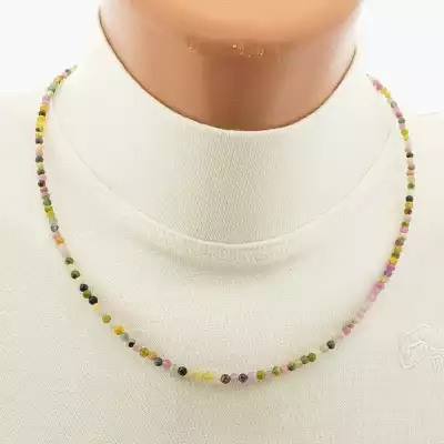 🏷️️ Підвіска Турмалін срібло (925) 48 см F-105642