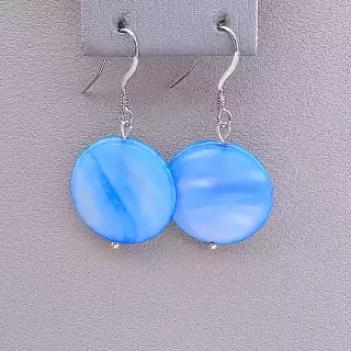 Сережки петля Перламутр