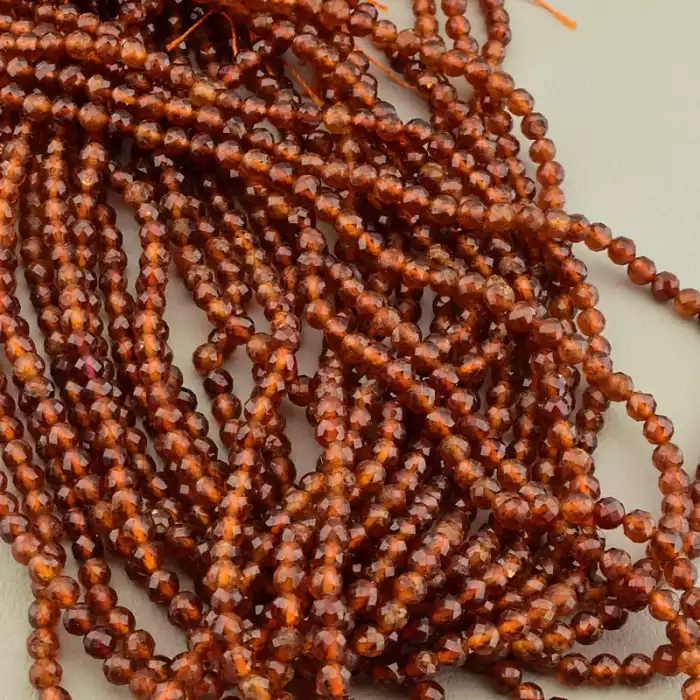 🏷️️ Намистини Гранат 38 см 4.4 мм. (без застібки) F-106558