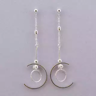 Сережки пусети Xuping (родій)