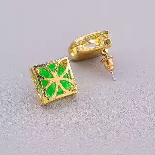 Сережки пусети Fashion емаль