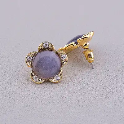 🏷️️ Сережки пусети Fashion Котяче око F-51309