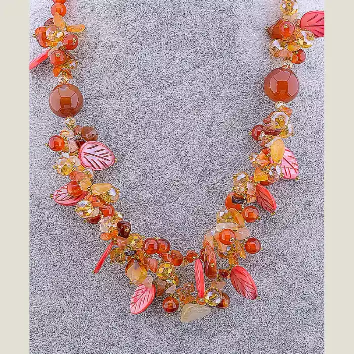 🏷️️ Намисто Сердолік 60 см ss_14700