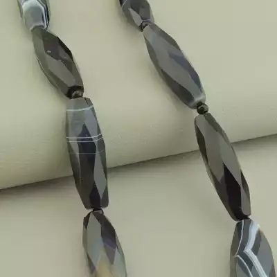 🏷️️ Намисто Агат 48 см. F-101124