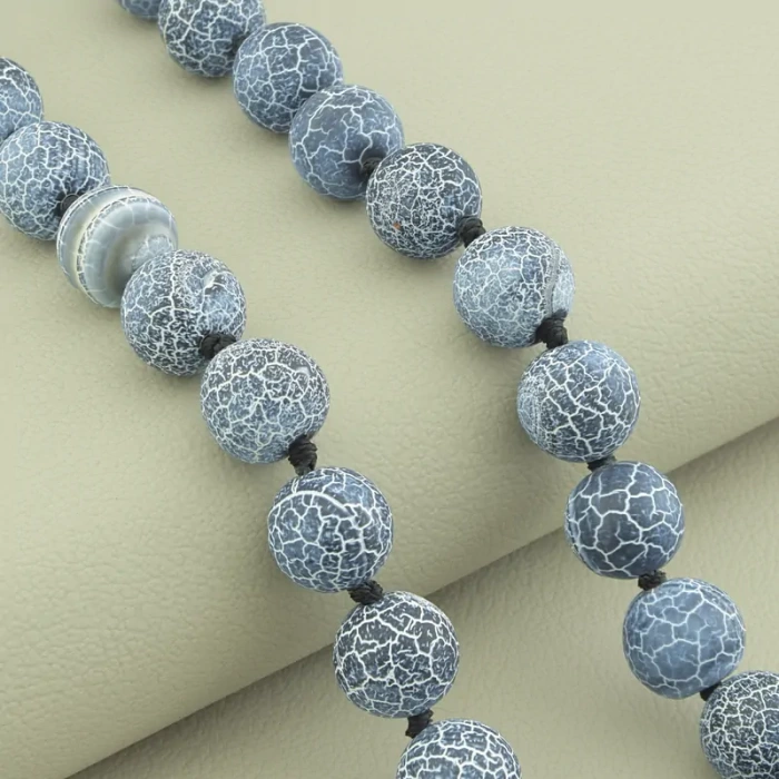 🏷️️ Намисто Агат (cрібло 925 проба) 41 см. ss_102027