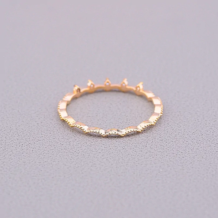 🏷️️ Каблучка Фіаніт (позолота 18к) ss_66663