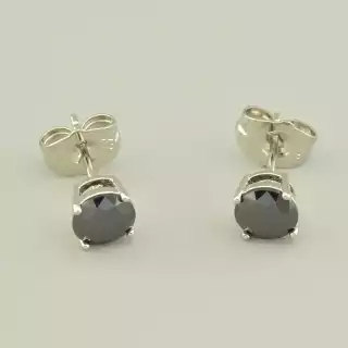 Сережки пусети Xuping Фіаніт (родій)