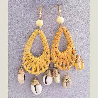 Сережки застібка гачком FJ лоза