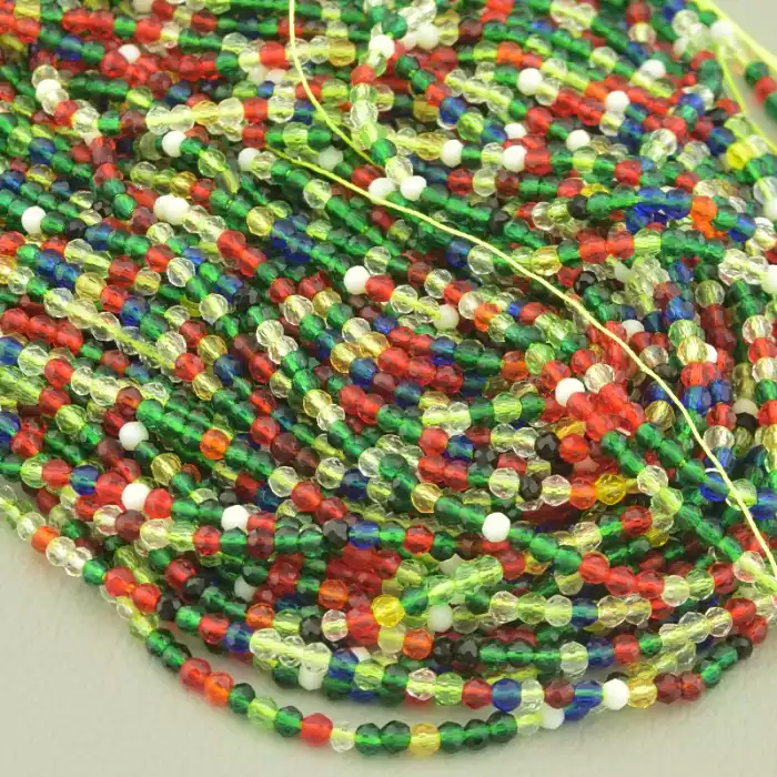 🏷️️ Нитка Шпінель 37 см. 2 мм. (без застібки) ss_97147