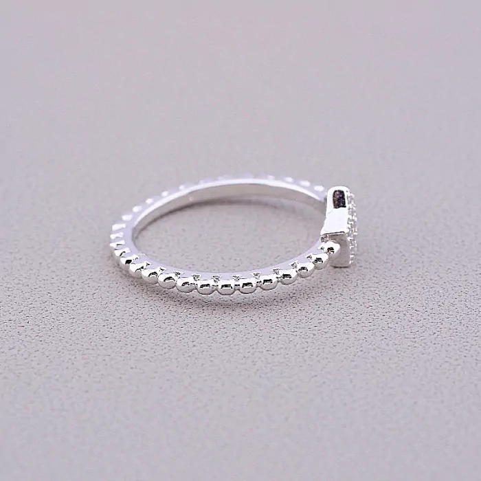 🏷️️ Каблучка Xuping Фіаніт (родій) ss_57867