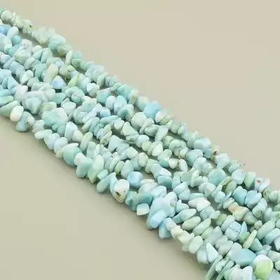 Намистини Ларімар 41 см (без застібки)