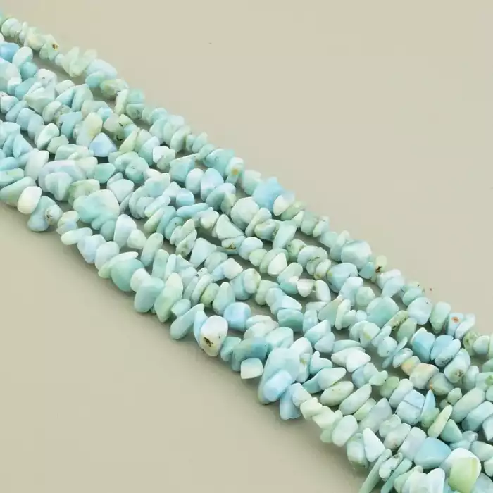 🏷️️ Намистини Ларімар 41 см (без застібки) F-105539