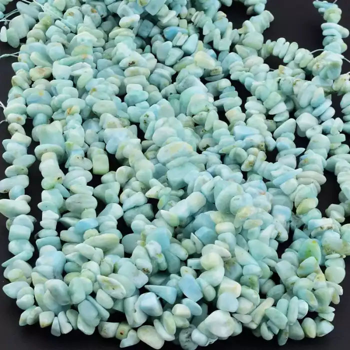 🏷️️ Намистини Ларімар 41 см (без застібки) F-105539