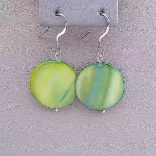 Сережки петля Перламутр