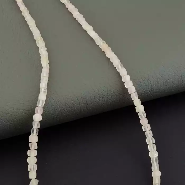 🏷️️ Підвіска Рожевий кварц 41 см срібло (925) F-105843