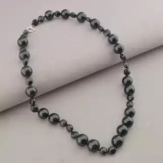 Намисто Турмалін 50 см (срібло 925 проба)