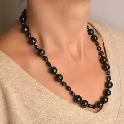 🏷️️ Намисто Турмалін 50 см (срібло 925 проба) F-91161