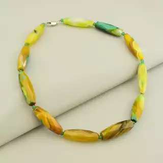 Намисто Агат для повсякденного стилю 50 см