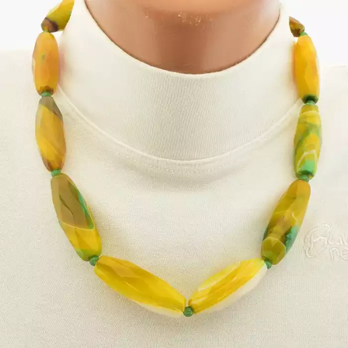 🏷️️ Намисто Агат 50 см F-106045