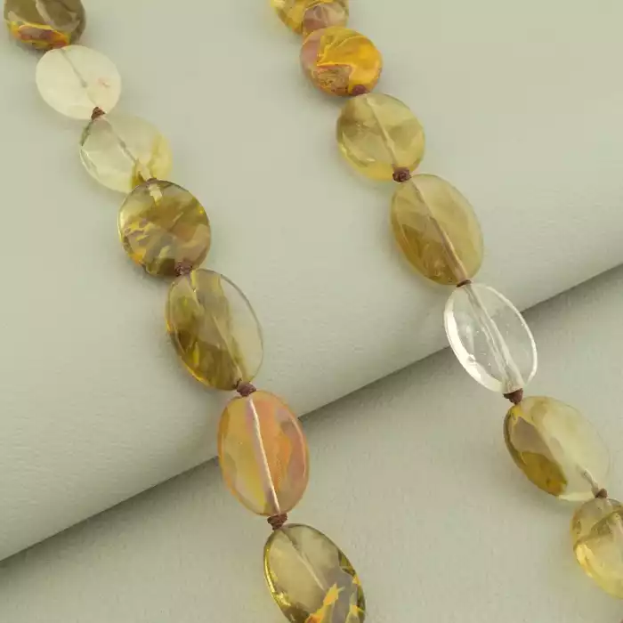 🏷️️ Намисто Халцедон 44 см. ss_98343