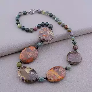 Намисто Яшма 55 см