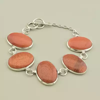 Браслет на карабіні Золотий Пісок 19 см