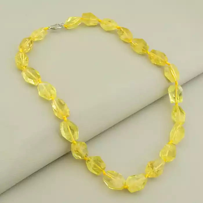 🏷️️ Намисто Топаз 49 см F-106352